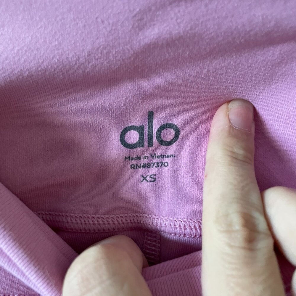 Alo Pink 7/8 Leggings - Picture 3 of 3